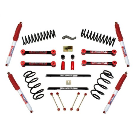 Lift Kit for 1997-2006 Jeep Wrangler TJ 4'' Front and Rear