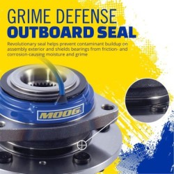 Wheel Bearing and Hub Assembly for 2019-2023 Ford Ranger 2WD/4WD  0'' Front Moog