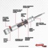 Shock Absorber for 2007-2010 GMC Yukon 4WD  0'' Front  Rancho