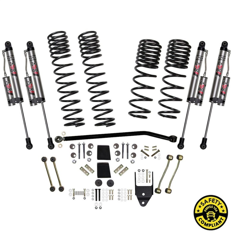 Lift Kit for 2018-2023 Jeep Wrangler JL 4'' Front and Rear