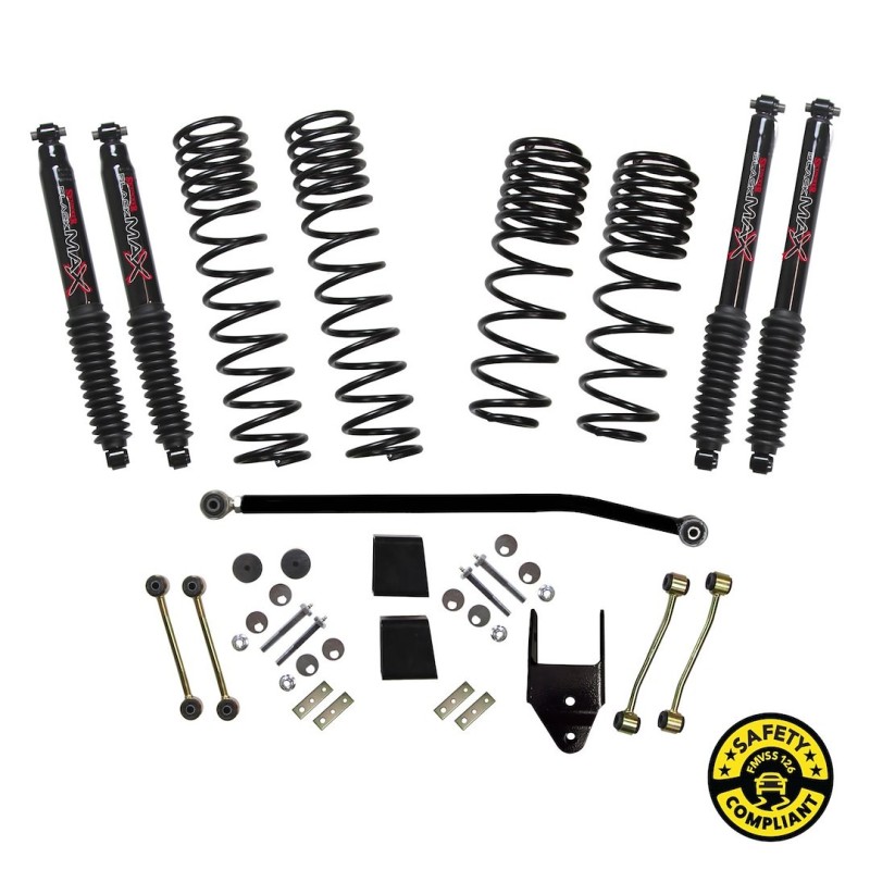 Lift Kit for 2018-2023 Jeep Wrangler JL 3.5-4'' Front and Rear