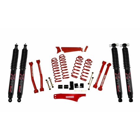 Lift Kit for 2007-2018 Jeep Wrangler JK 4WD 4'' Front and Rear