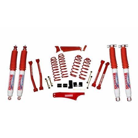 Lift Kit for 2007-2018 Jeep Wrangler JK 4WD 4'' Front and Rear