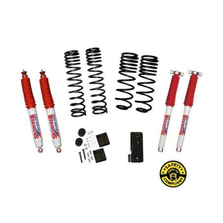 Lift Kit for 2007-2018 Jeep Wrangler JK 2'' Front and Rear