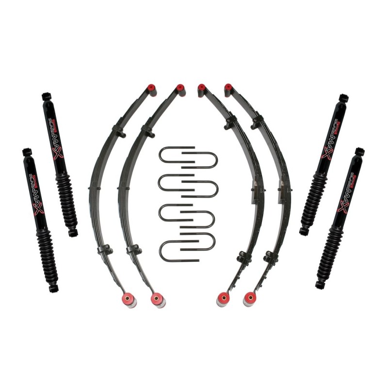 Lift Kit for 1976-1986 Jeep CJ7 4'' Front and Rear