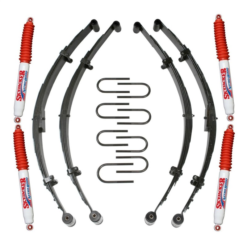 Lift Kit for 1976-1986 Jeep CJ7 3.5-4'' Front and Rear