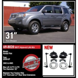 Lift Kit for 2009-2012 Honda Pilot 1'' Front and Rear