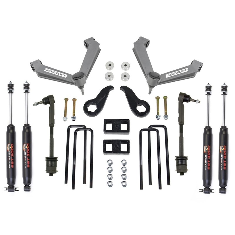 Lift Kit for 2011-2019 Chevrolet Silverado 2500 HD 4WD 1'' Front and Rear