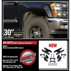 Lift Kit for 2004-2012 GMC Canyon 2WD 1.5'' Front and Rear