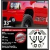Lift Kit for 2007-2016 Chevrolet Silverado 1500 2WD  Front and Rear