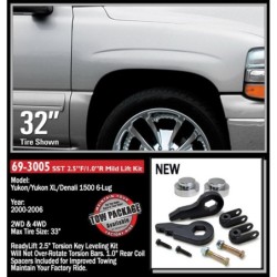 Lift Kit for 2002-2006 Chevrolet Avalanche 1500 2WD/4WD 1'' Front and Rear