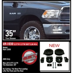 Lift Kit for 2009-2010 Dodge Ram 1500 4WD 1.5'' Front and Rear