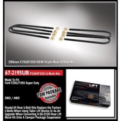 Leaf Spring Axle U Bolt Kit for 2005-2010 Ford F-350 Super Duty   0'' Rear ReadyLift