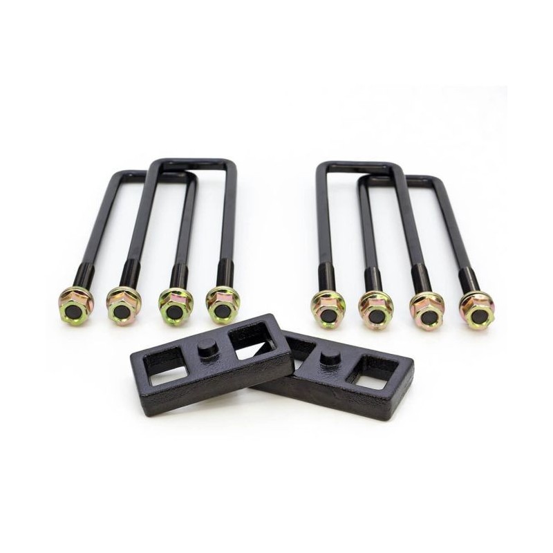 Leaf Spring Block Kit for 2011-2019 Chevrolet Silverado 3500 HD 2WD/4WD 1'' Rear