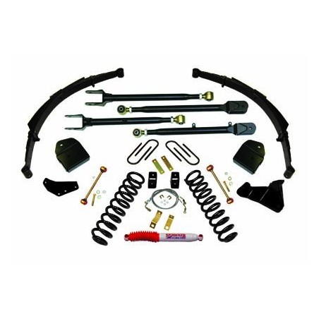 Lift Kit for 2008-2010 Ford F-350 Super Duty 4WD 4'' Front and Rear