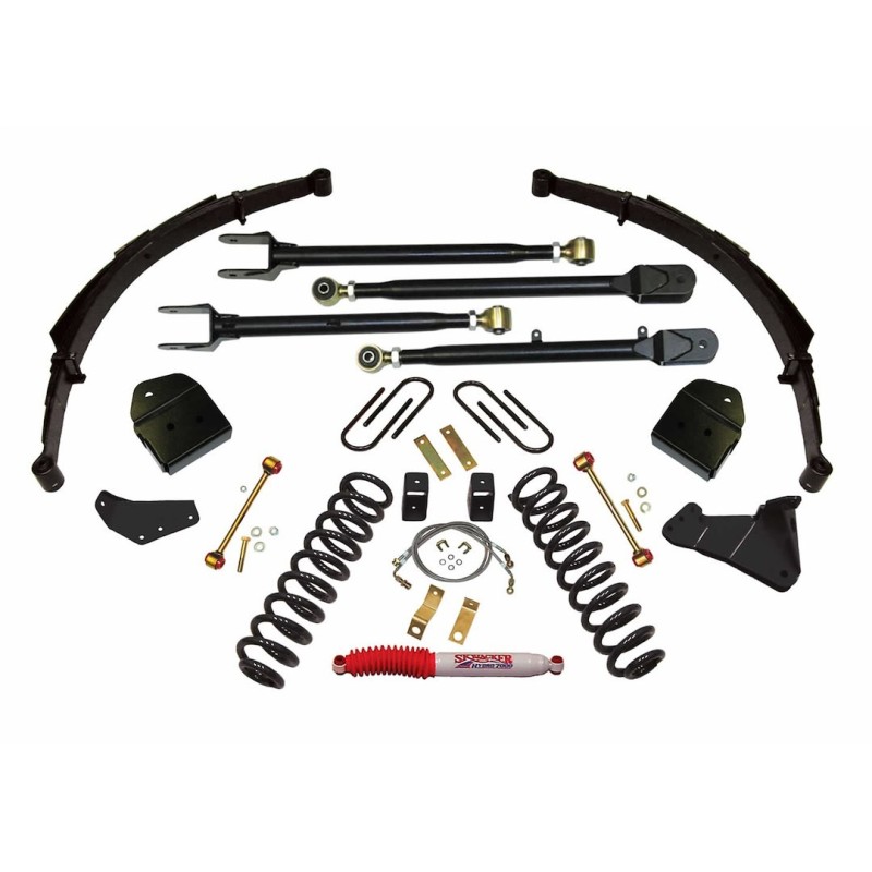Lift Kit for 2008-2010 Ford F-250 Super Duty 4WD 4'' Front and Rear