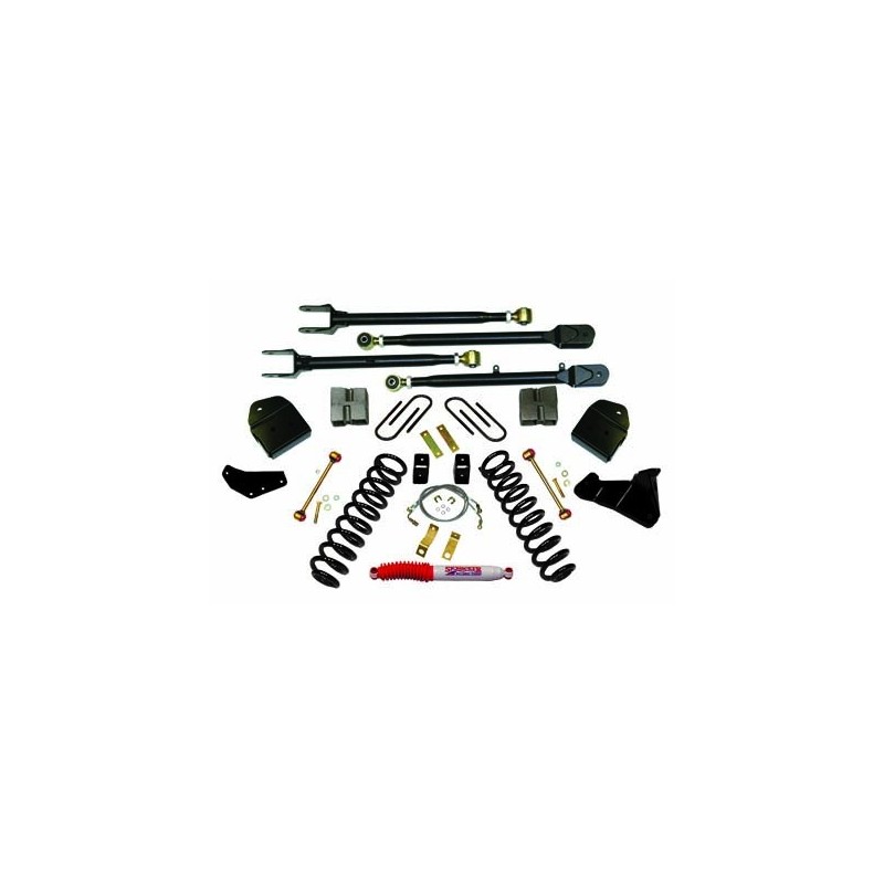 Lift Kit for 2008-2010 Ford F-250 Super Duty 4WD 4'' Front and Rear