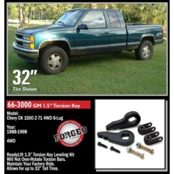 Leveling Kit for 1992-1999 Chevrolet K1500 Suburban  Front