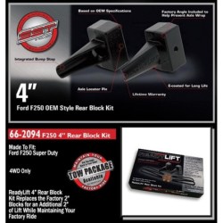 Leaf Spring Block Kit for 2005-2010 Ford F-250 Super Duty 4WD 2'' Rear