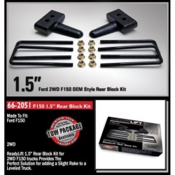 Leaf Spring Block Kit for 2004-2020 Ford F-150 2WD 1.5'' Rear