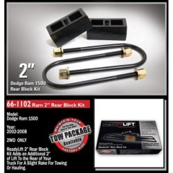 Leaf Spring Block Kit for 2002-2008 Dodge Ram 1500 2WD/4WD 2'' Rear