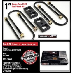 Leaf Spring Block Kit for 2003-2010 Dodge Ram 3500 2WD/4WD 1'' Rear