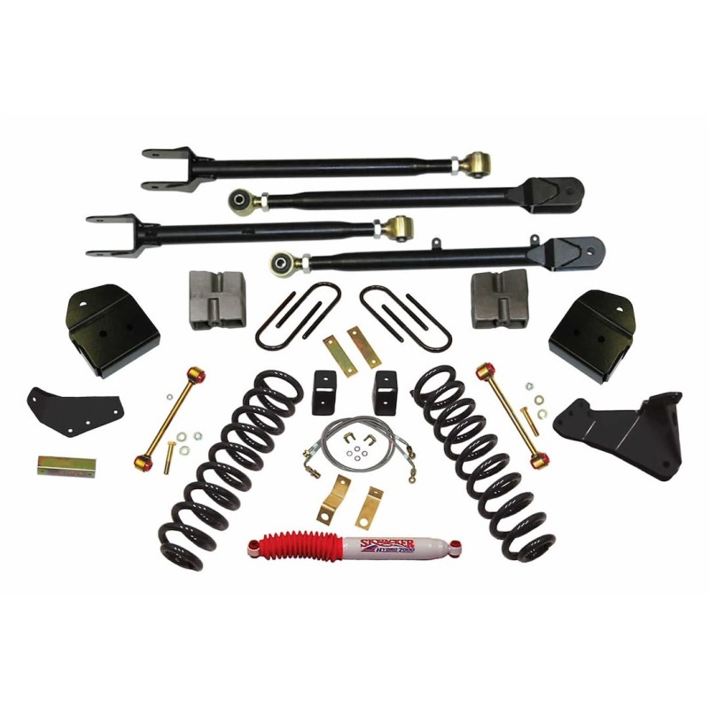 Lift Kit for 2008-2010 Ford F-350 Super Duty 4WD 4'' Front and Rear