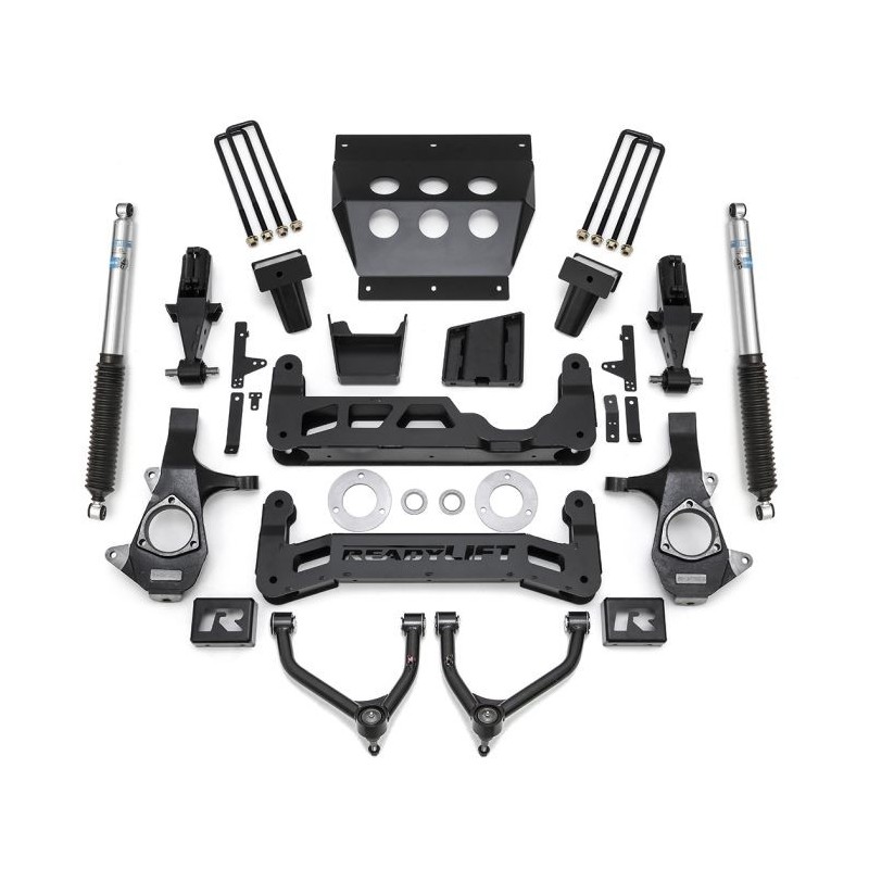 Lift Kit for 2014-2018 Chevrolet Silverado 1500 2WD/4WD 7'' Front and Rear