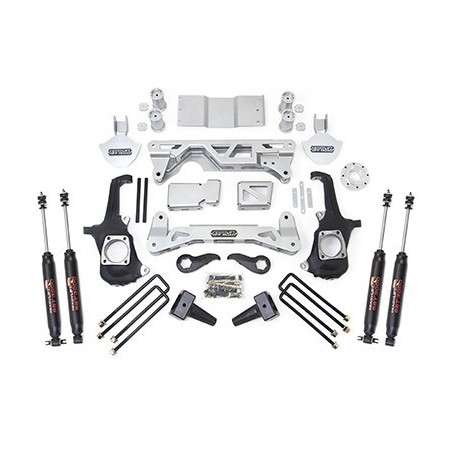 Lift Kit for 2011-2016 Chevrolet Silverado 2500 HD 4WD 5'' Front and Rear