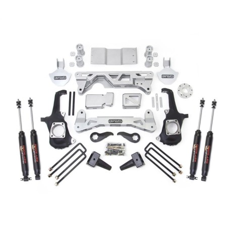 Lift Kit for 2011-2019 Chevrolet Silverado 2500 HD 4WD 4'' Front and Rear