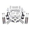Lift Kit for 2011-2019 Chevrolet Silverado 2500 HD 4WD 4'' Front and Rear