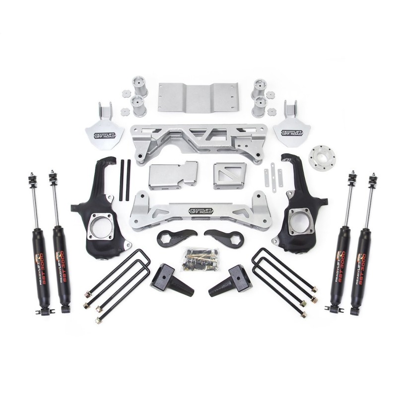 Lift Kit for 2011-2019 GMC Sierra 2500 HD 4WD 4'' Front and Rear
