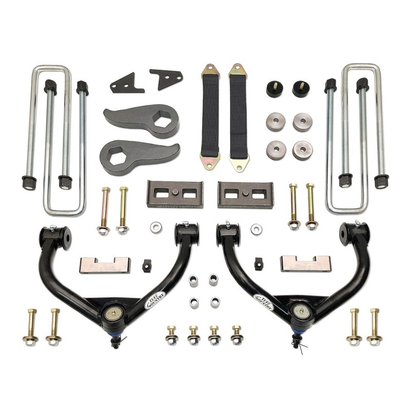 Lift Kit for 2011-2019 Chevrolet Silverado 3500 HD 4WD 1'' Front and Rear