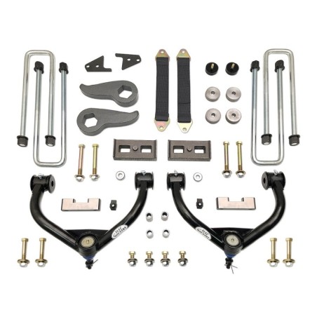 Lift Kit for 2011-2019 Chevrolet Silverado 3500 HD 4WD 1'' Front and Rear