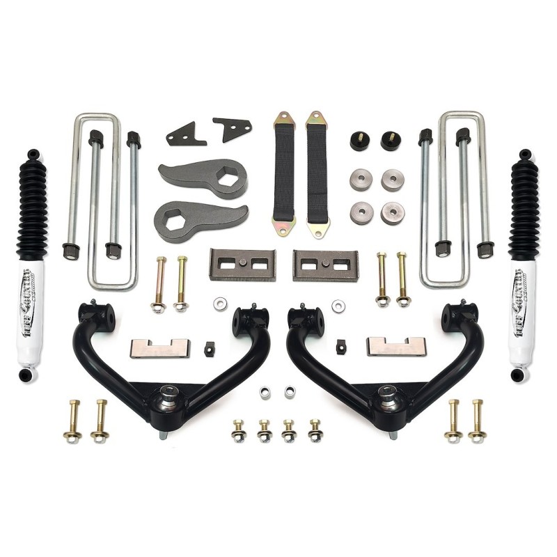 Lift Kit for 2011-2019 Chevrolet Silverado 3500 HD 4WD 1'' Front and Rear