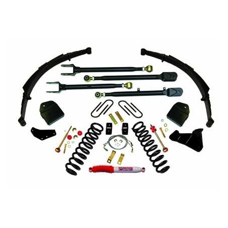 Lift Kit for 2005-2007 Ford F-250 Super Duty 4WD 4'' Front and Rear