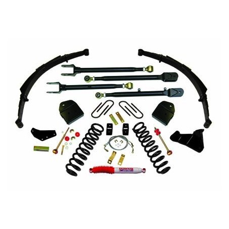 Lift Kit for 2005-2007 Ford F-250 Super Duty 4WD 4'' Front and Rear