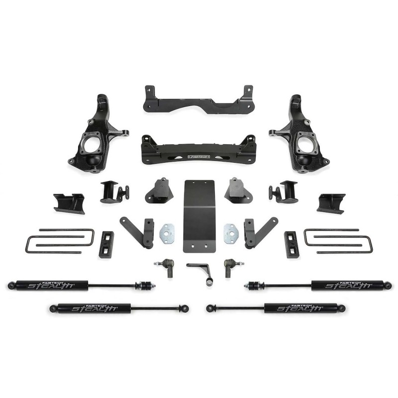 Lift Kit for 2011-2019 Chevrolet Silverado 3500 HD 2WD/4WD 4'' Front and Rear