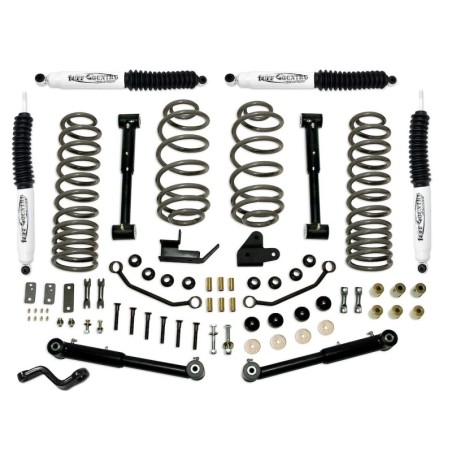 Lift Kit for 1997-2006 Jeep Wrangler TJ 4'' Front and Rear