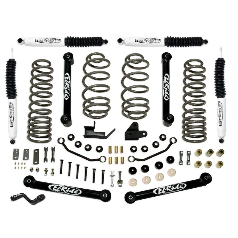 Lift Kit for 1997-2006 Jeep Wrangler TJ 4'' Front and Rear