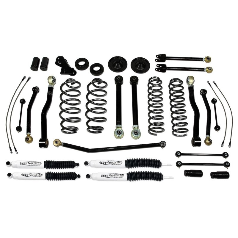 Lift Kit for 2007-2018 Jeep Wrangler JK 4'' Front and Rear