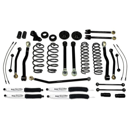 Lift Kit for 2007-2018 Jeep Wrangler JK 4'' Front and Rear