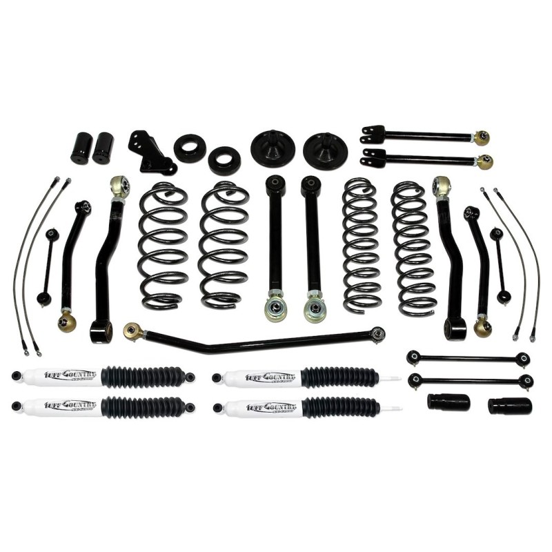 Lift Kit for 2007-2018 Jeep Wrangler JK 2WD/4WD 4'' Front and Rear