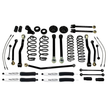 Lift Kit for 2007-2018 Jeep Wrangler JK 2WD/4WD 4'' Front and Rear