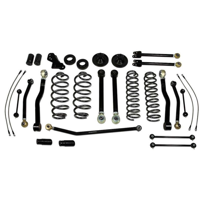 Lift Kit for 2007-2018 Jeep Wrangler JK 2WD/4WD 4'' Front and Rear