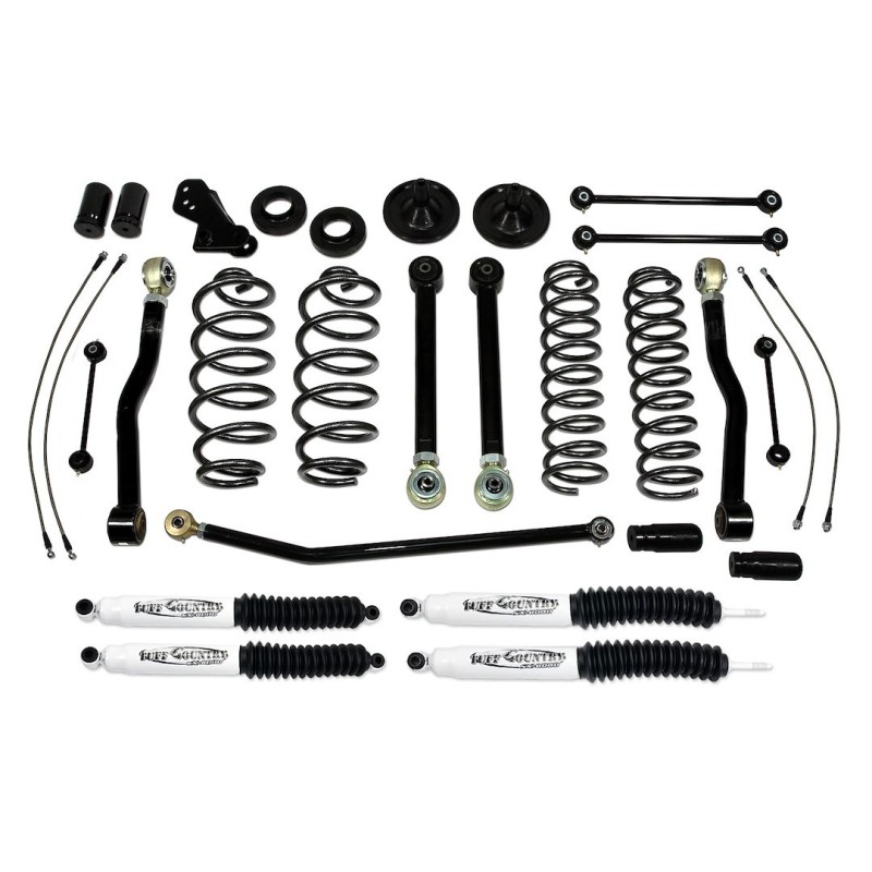 Lift Kit for 2007-2018 Jeep Wrangler JK 2WD/4WD 4'' Front and Rear