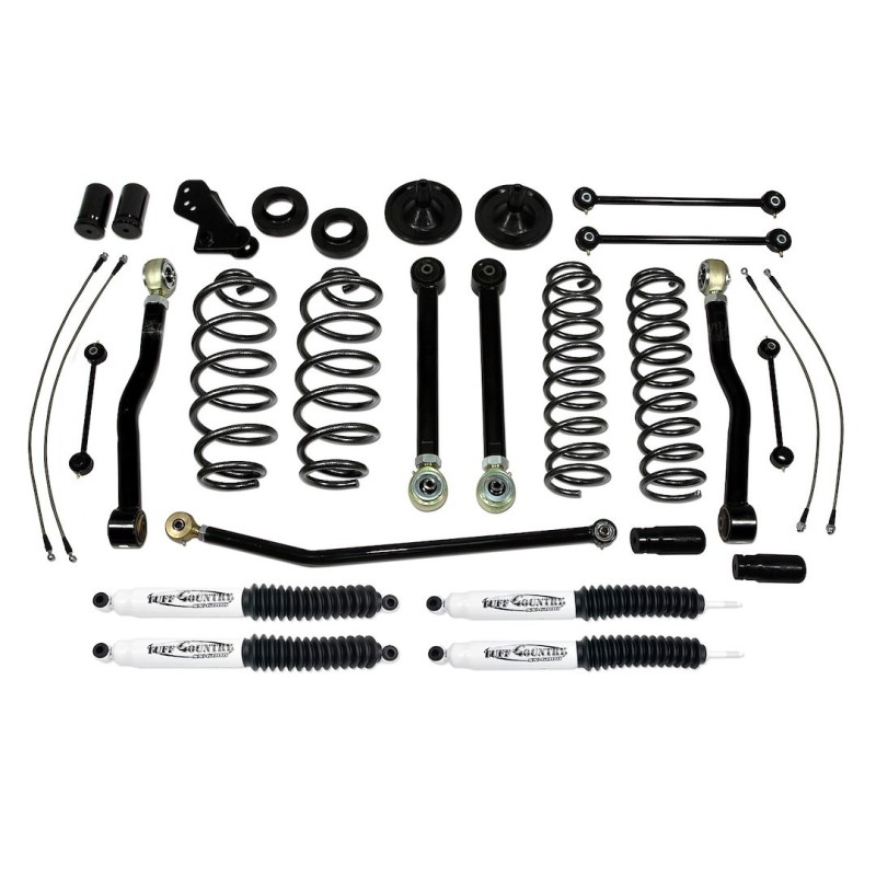 Lift Kit for 2007-2018 Jeep Wrangler JK 2WD/4WD 4'' Front and Rear