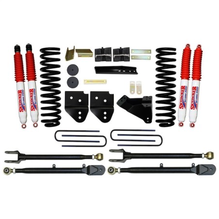 Lift Kit for 2011-2014 Ford F-350 Super Duty 4WD 4'' Front and Rear