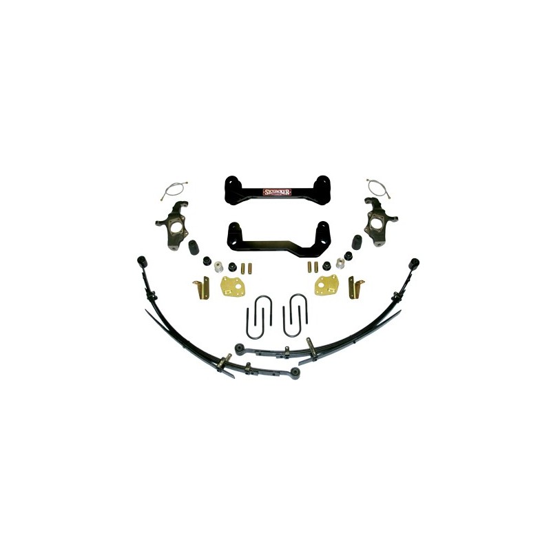 Lift Kit for 2004-2012 Chevrolet Colorado 2WD 4'' Front and Rear