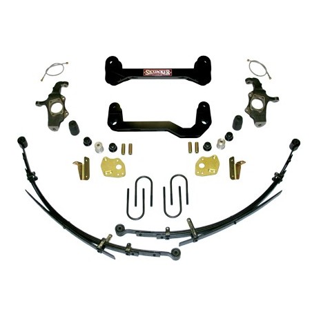Lift Kit for 2004-2012 GMC Canyon 2WD 4'' Front and Rear